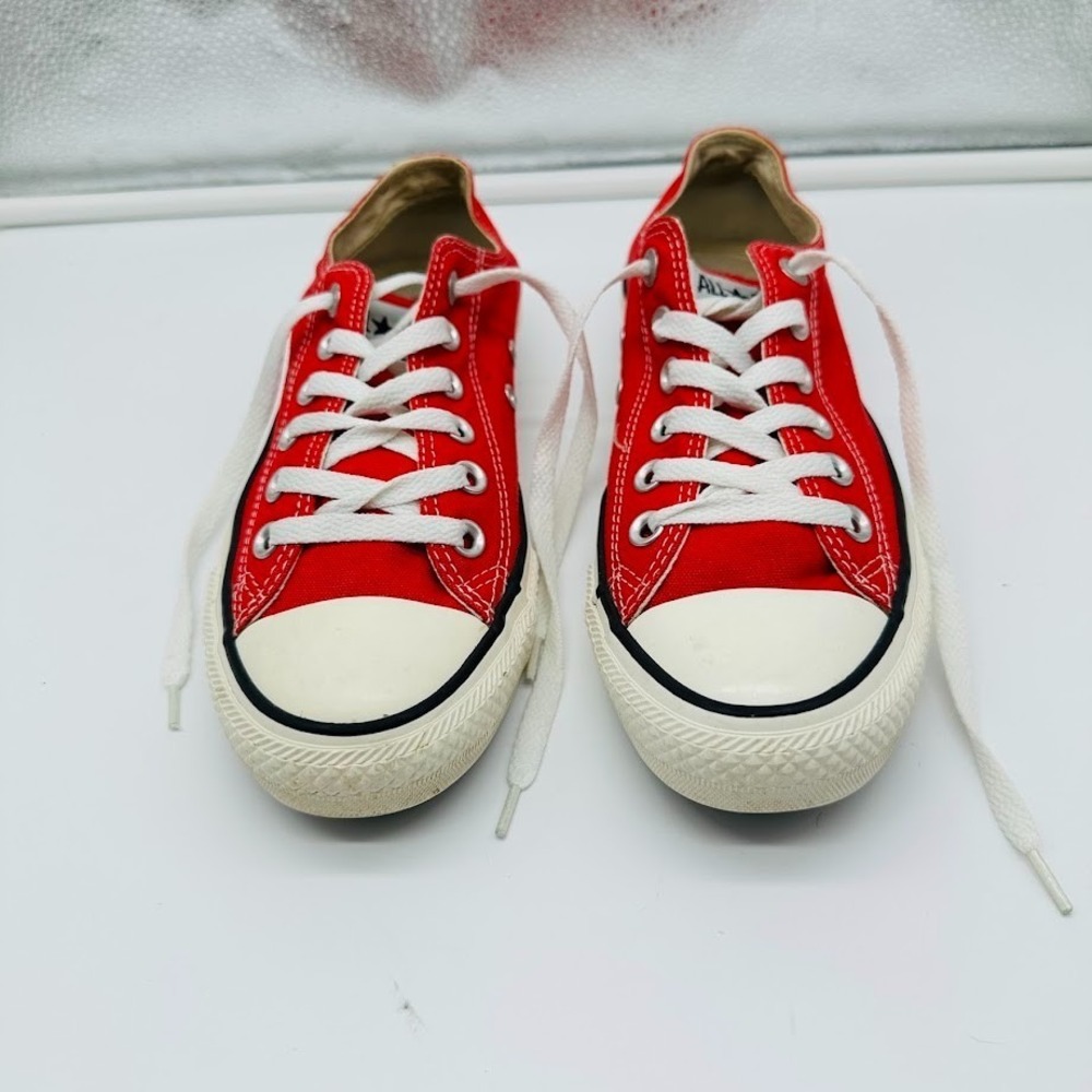 Converse All Star Red Low Top Sneakers US 6 EU 39 (Product) Red Canvas